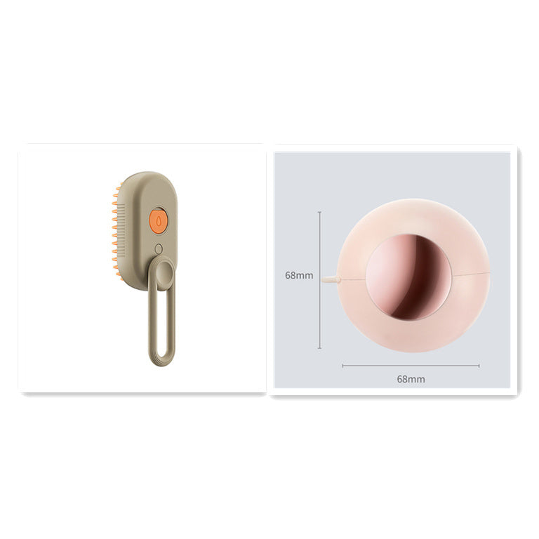 3-in-1 Cat Steam Brush – Electric Grooming, Massage & Hair Removal Comb