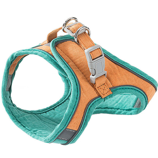 Cat Traction Rope Vest-Style Reflective Chest Harness Anti-Stroke Resistance