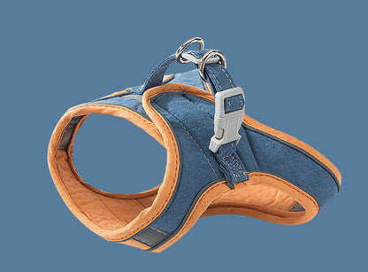 Cat Traction Rope Vest-Style Reflective Chest Harness Anti-Stroke Resistance