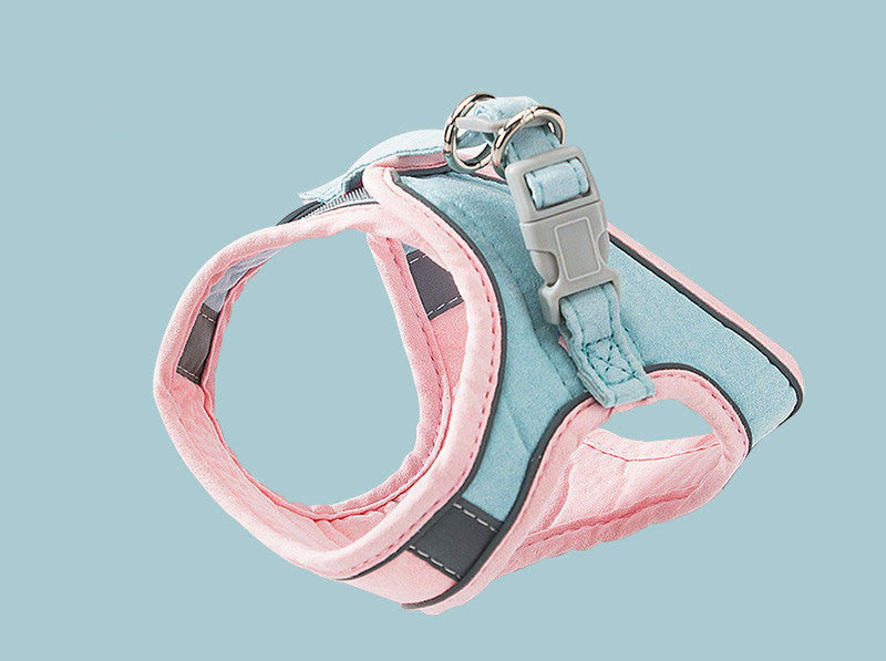Cat Traction Rope Vest-Style Reflective Chest Harness Anti-Stroke Resistance