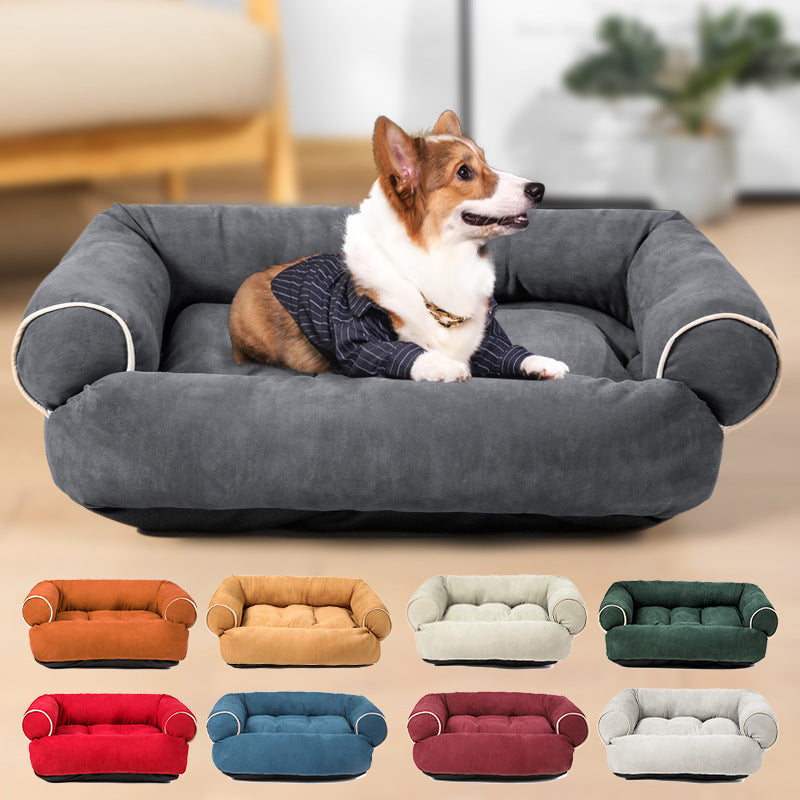 Winter Warm Pet Sofa Bed – Cozy Sleeping Bag for Dogs & Cats
