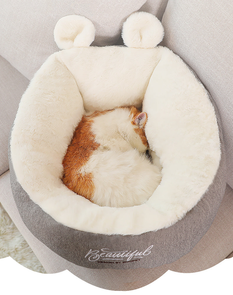 Pet Cat Bed Warming Soft Sleeping Bag Cushion Cat Kennel
