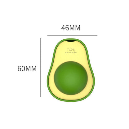 Cute Avocado Catnip Toy – Cat Teeth Cleaning & Interactive Toy