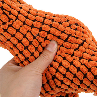 Dinosaur Plush Dog Toy – Interactive Chew Toy with Squeaker for Large Dogs