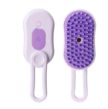 3-in-1 Cat Steam Brush – Electric Grooming, Massage & Hair Removal Comb