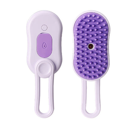 3-in-1 Cat Steam Brush – Electric Grooming, Massage & Hair Removal Comb