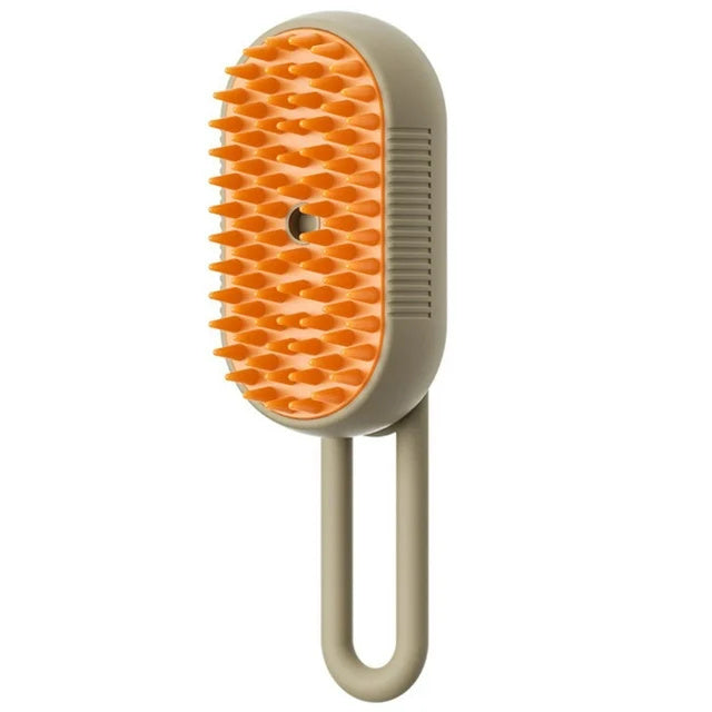 3-in-1 Cat Steam Brush – Electric Grooming, Massage & Hair Removal Comb